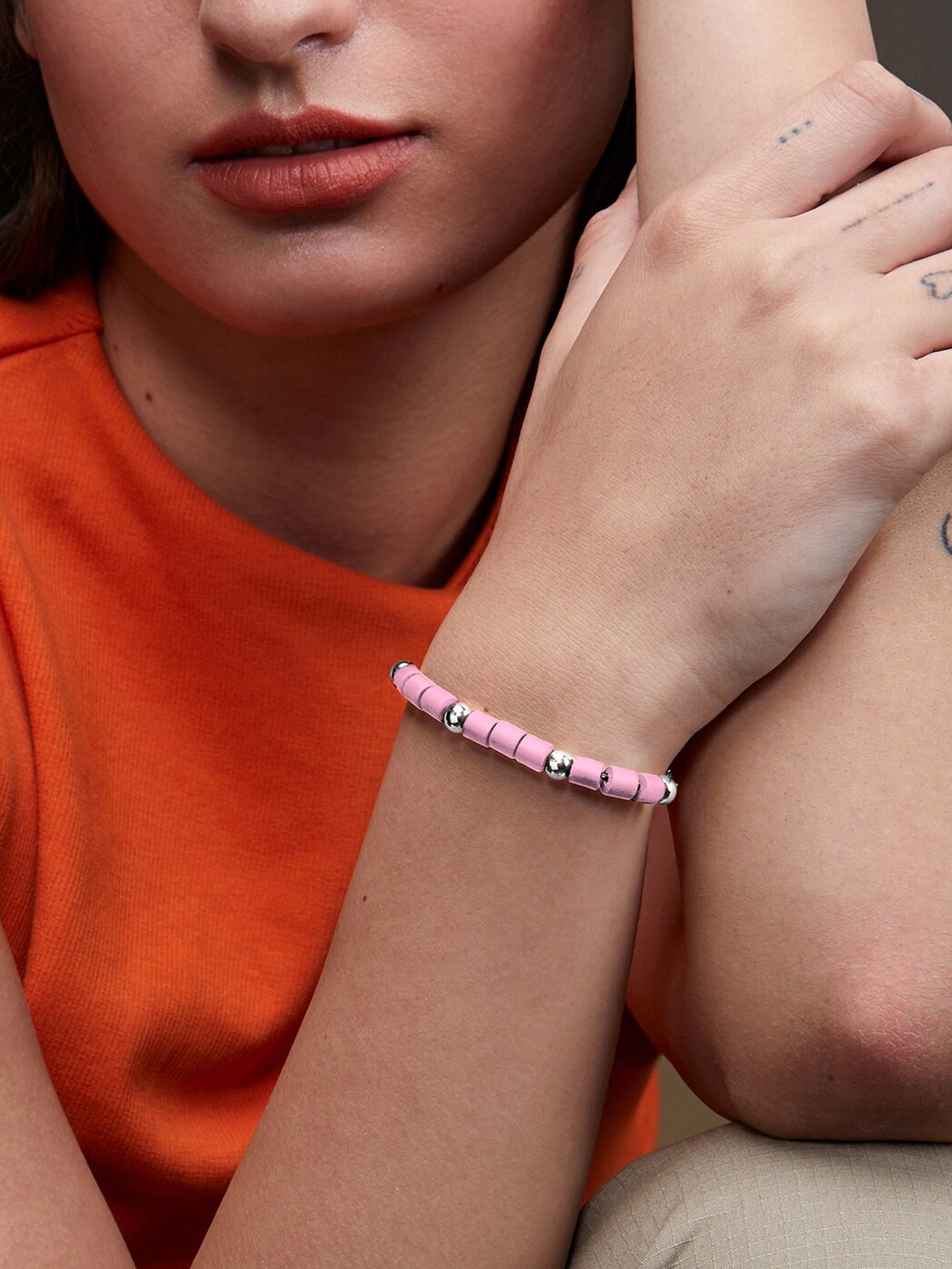 

MINUTIAE Silver-Plated Link Bracelet