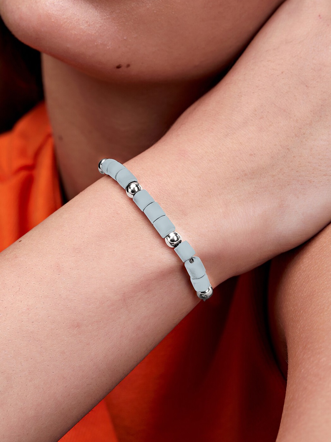 

MINUTIAE Silver-Plated Link Bracelet