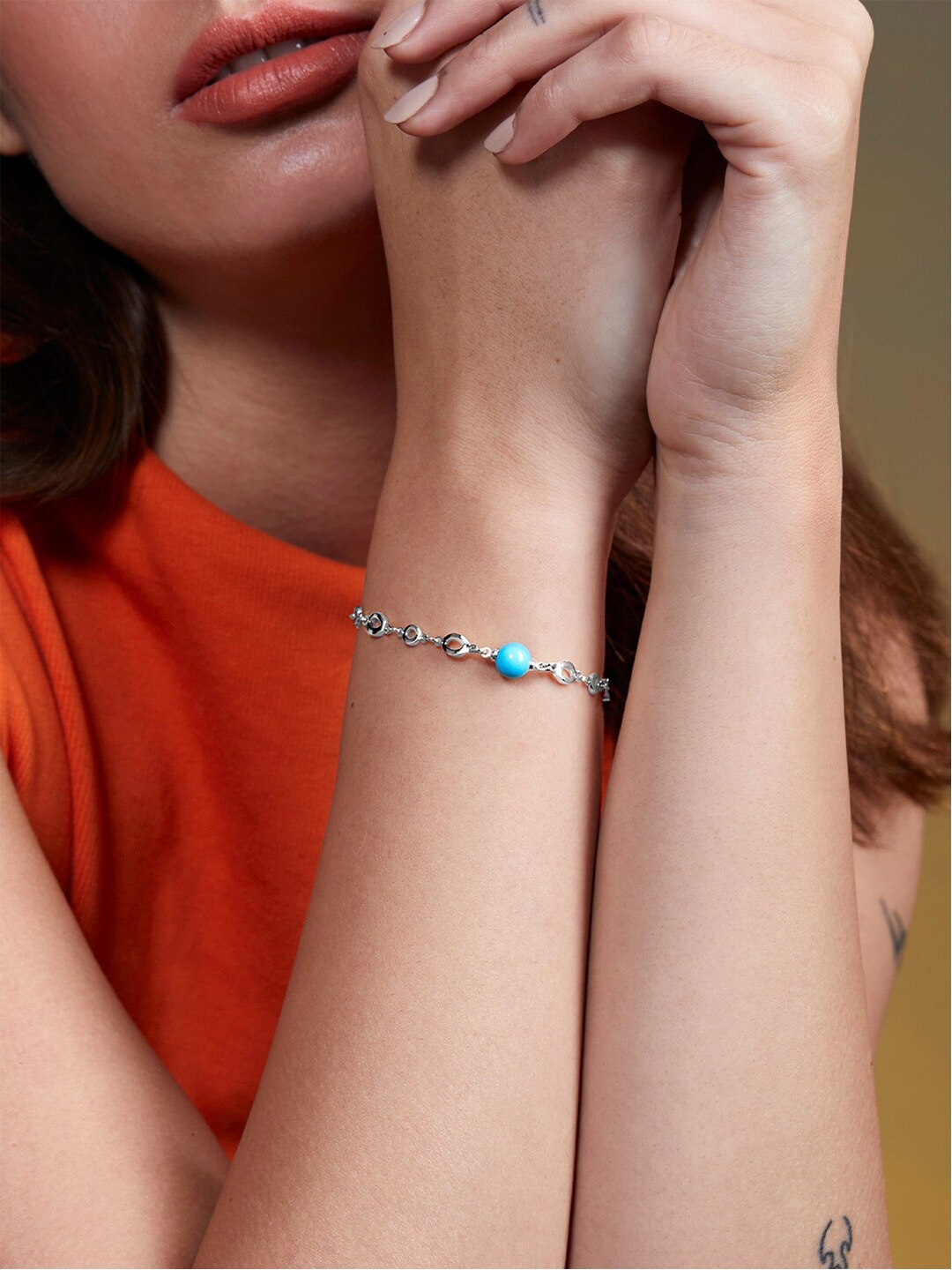 

MINUTIAE Silver-Plated Link Bracelet