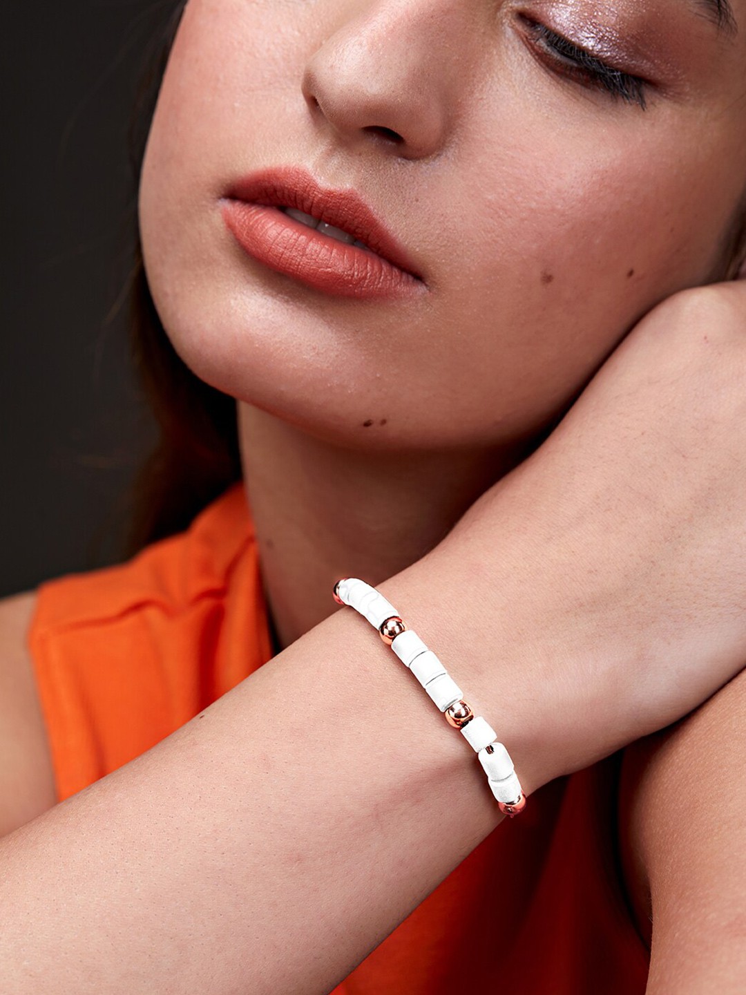 

MINUTIAE Rose Gold-Plated Link Bracelet