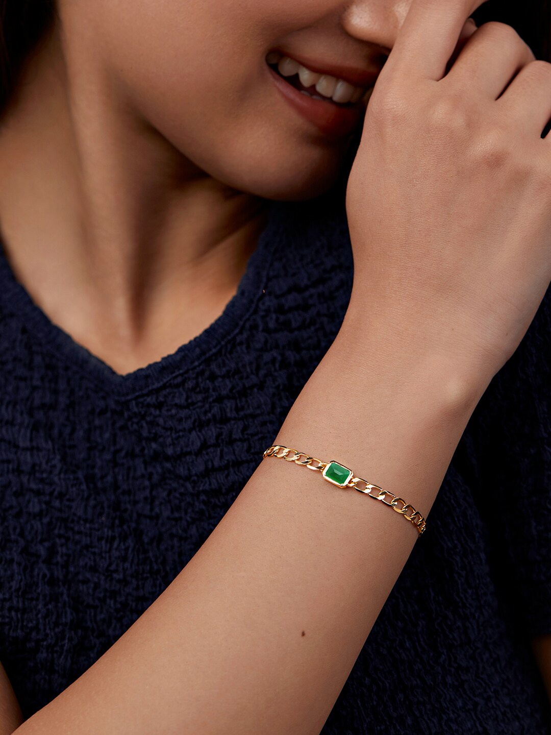 

MINUTIAE Gold-Plated Link Bracelet