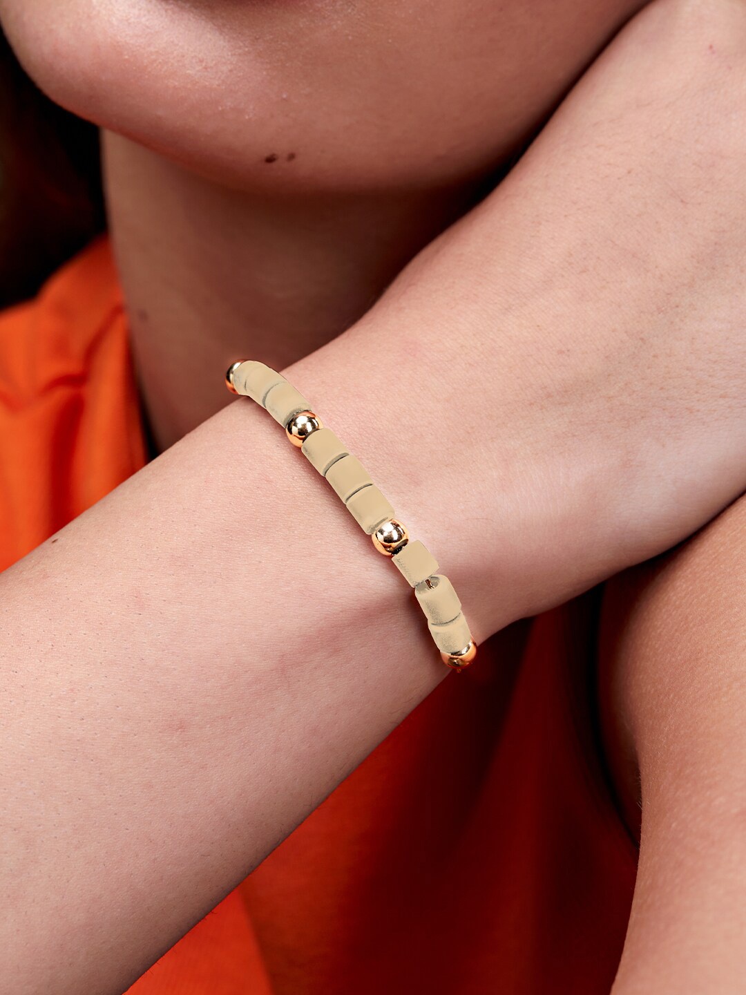 

MINUTIAE Crystals Gold-Plated Bracelet