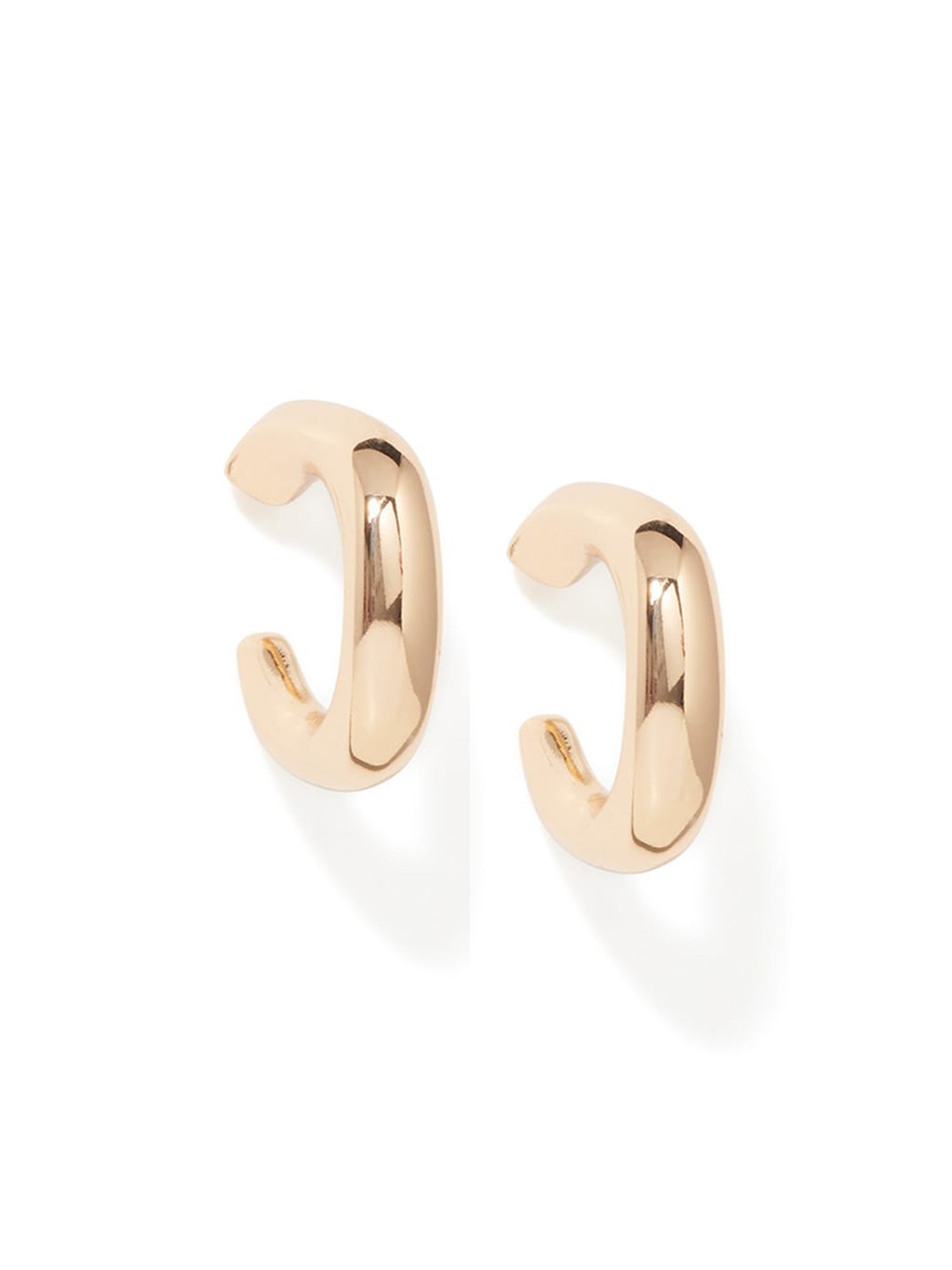 

Forever New Metal Gold-Plated Circular Hoop Earrings