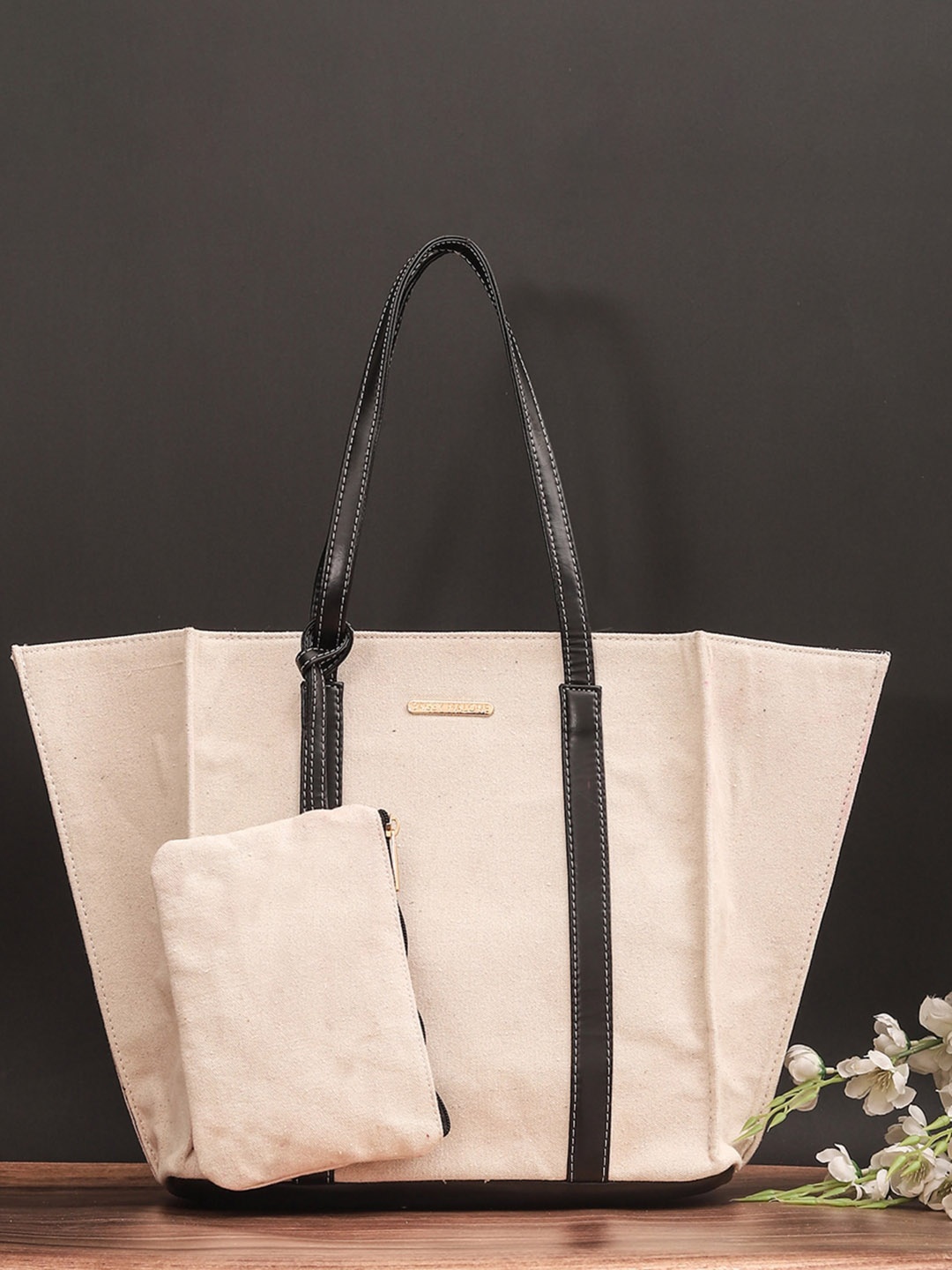 

Bagsy Malone Oversized Shopper Tote Bag, White