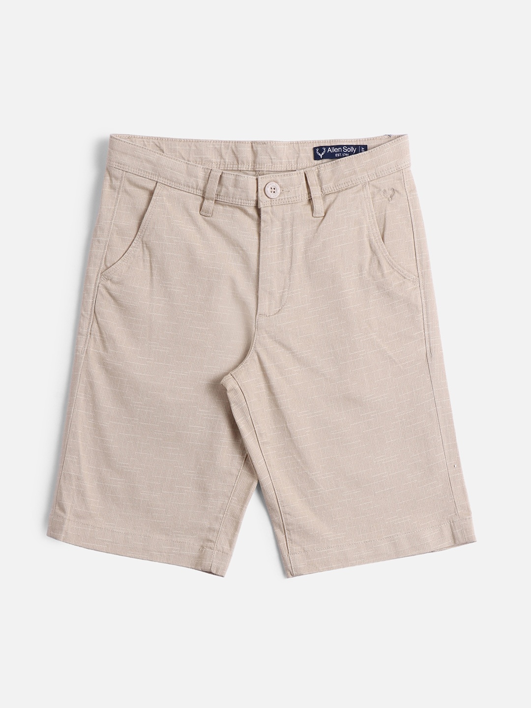 

Allen Solly Junior Boys Mid-Rise Regular Shorts, Beige