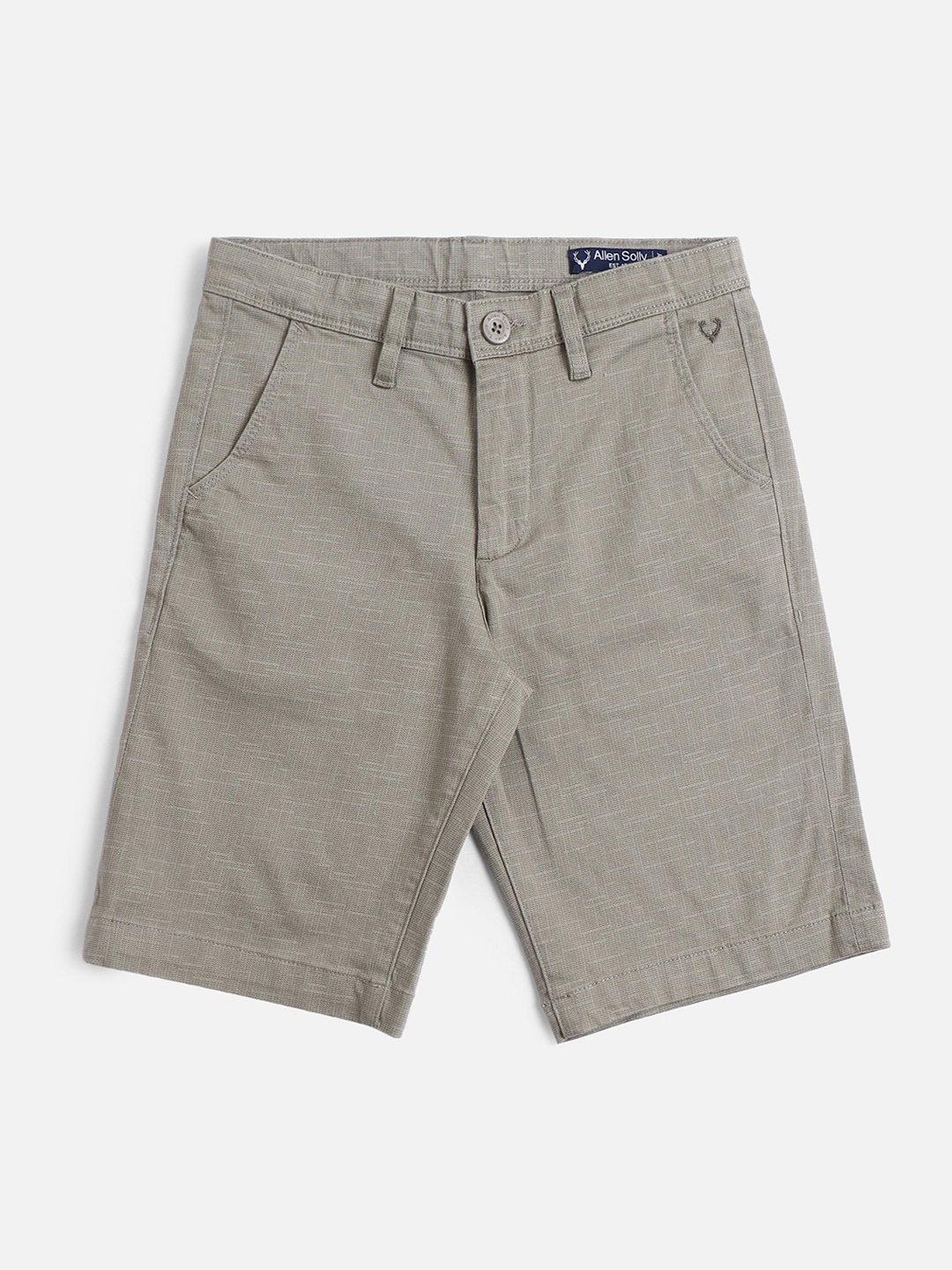 

Allen Solly Junior Boys Mid-Rise Regular Shorts, Grey