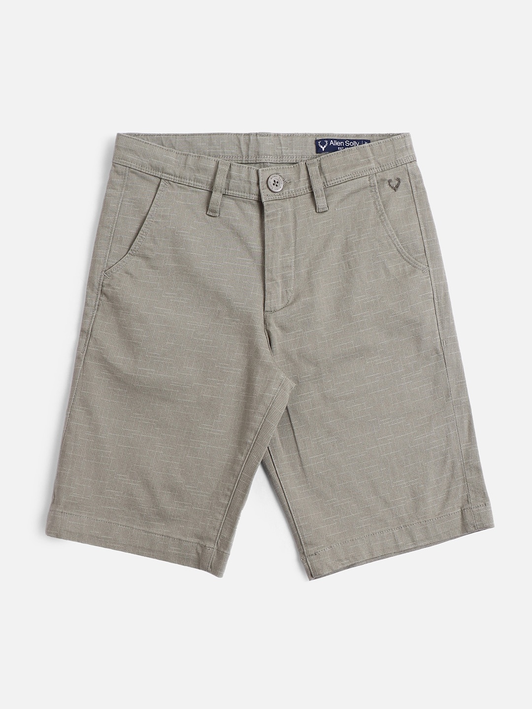 

Allen Solly Junior Boys Mid-Rise Regular Shorts, Grey