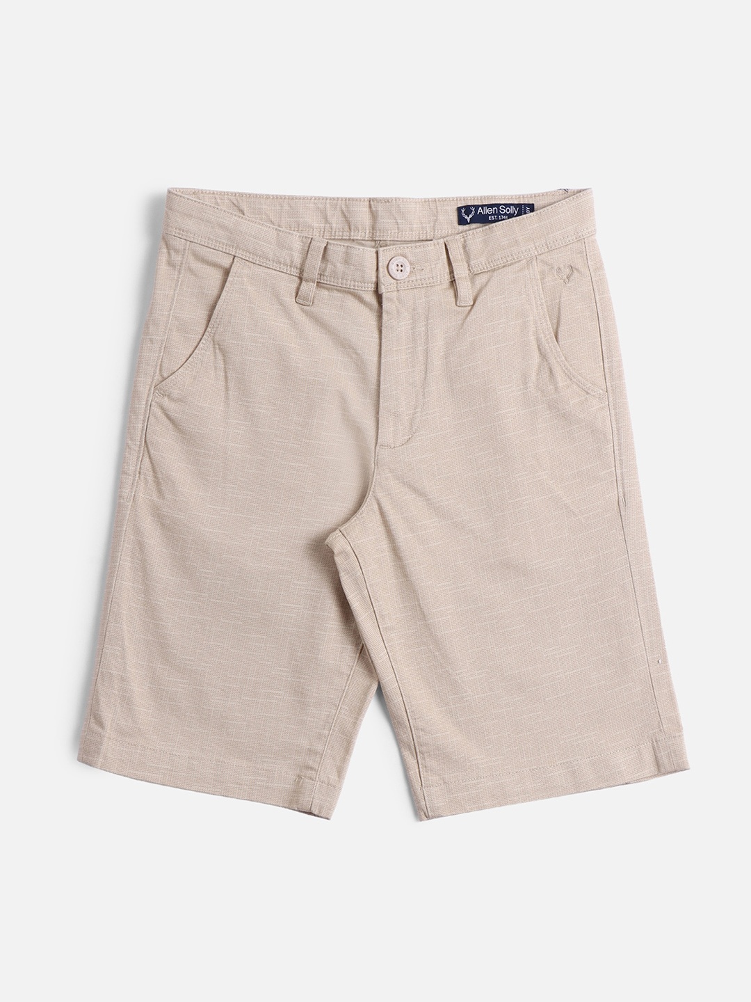 

Allen Solly Junior Boys Mid-Rise Regular Shorts, Beige
