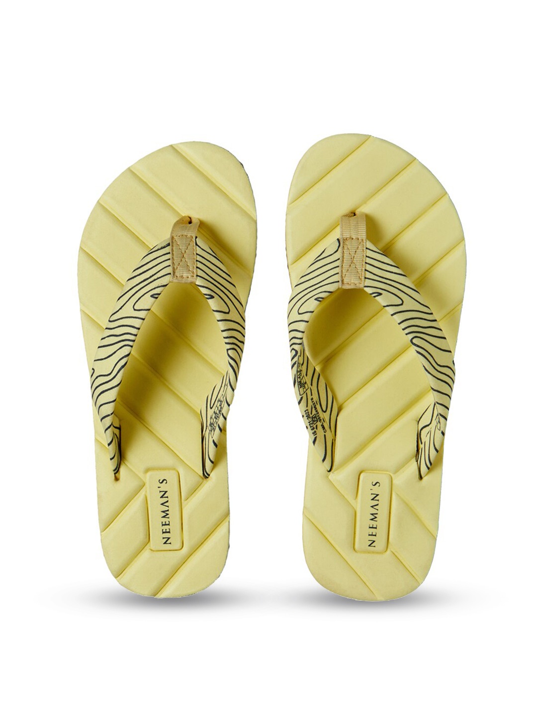 

NEEMANS Women Thong Flip-Flops, Yellow