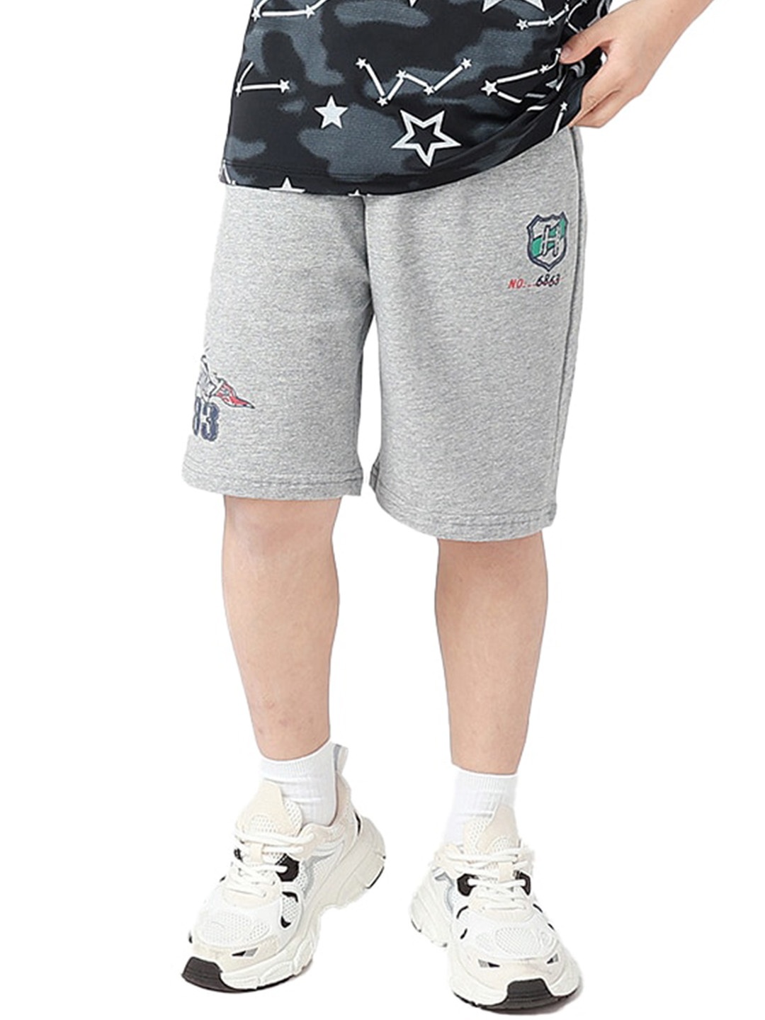 

StyleCast x Revolte Boys Grey Cotton Shorts