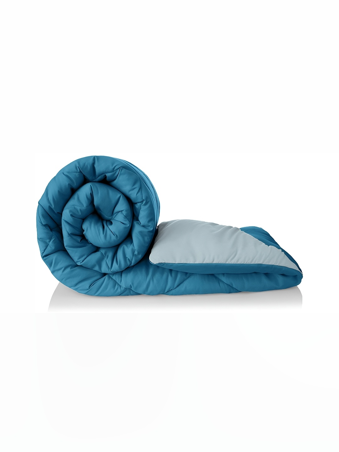 

CHICERY Teal & Grey Microfiber Reversible Double Bed Comforter