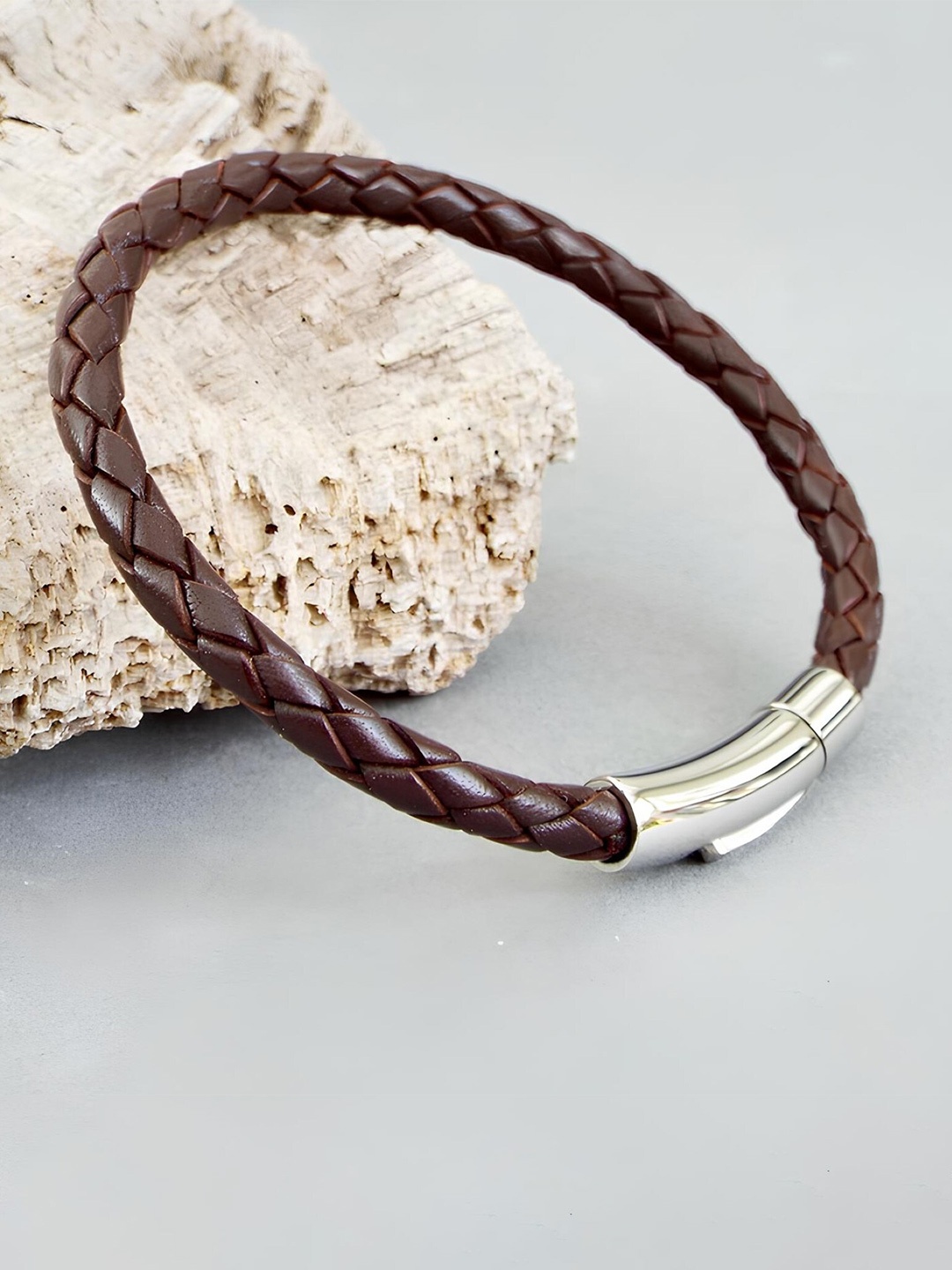 

KARISHMA KREATIONS Unisex Leather Cuff Bracelet, Brown