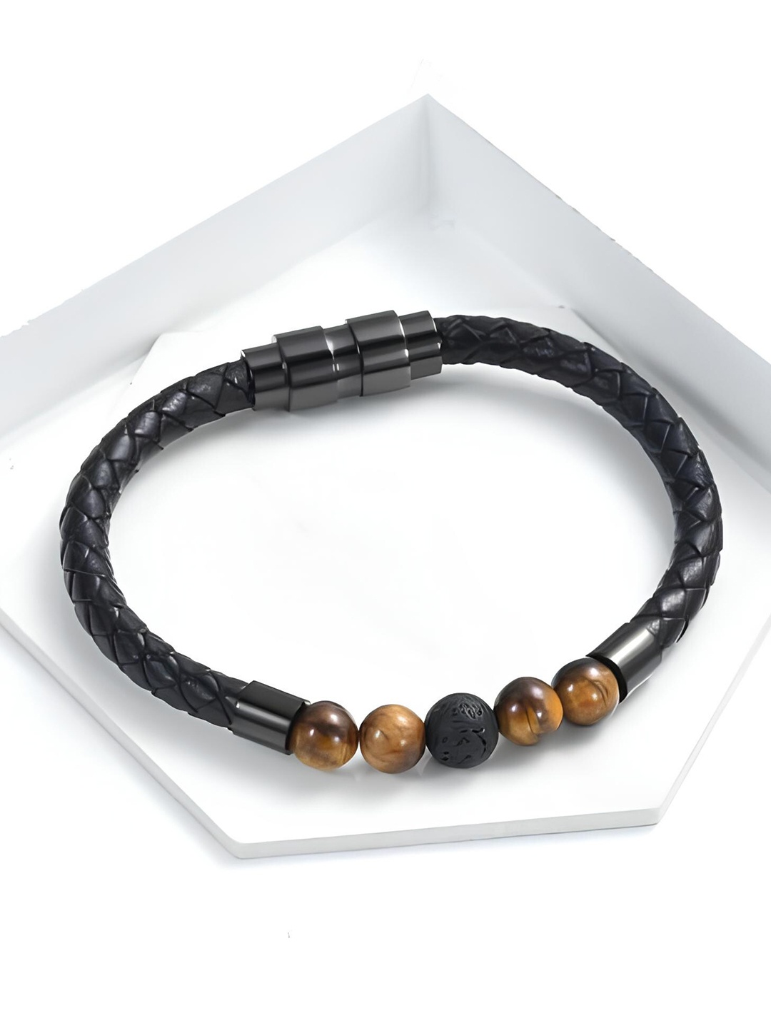 

KARISHMA KREATIONS Beaded Wraparound Bracelet, Black