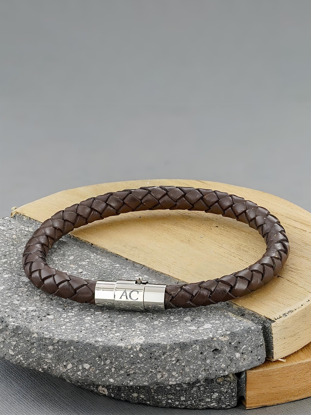 

KARISHMA KREATIONS Unisex Leather Wraparound Bracelet, Brown