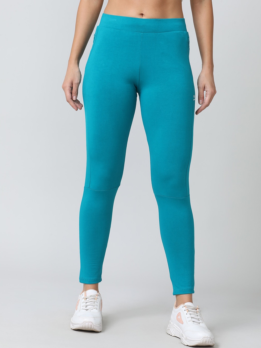 

Lovable Sport Women Ankle Length Gym Tights, Sea green