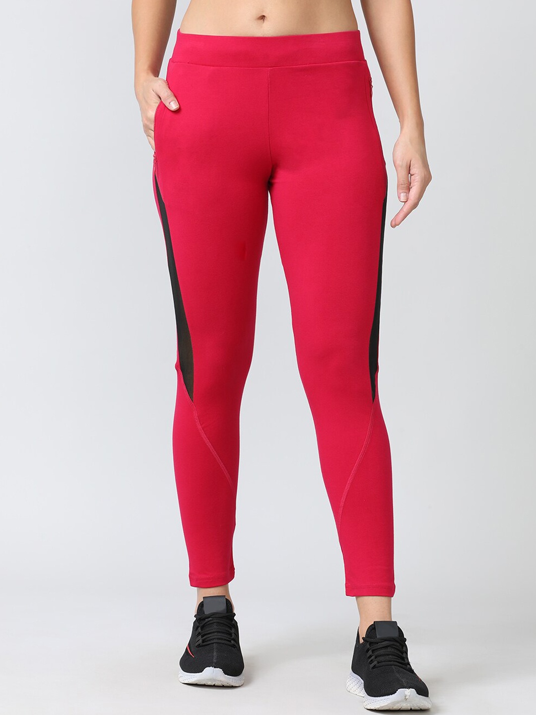 

Lovable Sport Women Ankle Length Gym Tights, Fuchsia