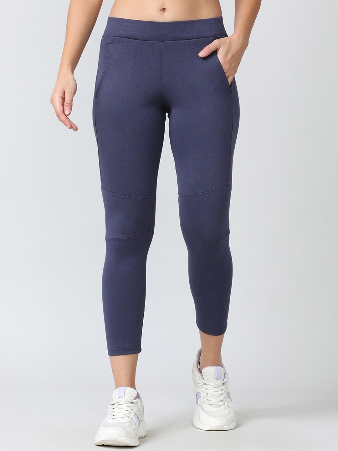 

Lovable Sport Women Ankle Length Cropped Training Tights, Blue