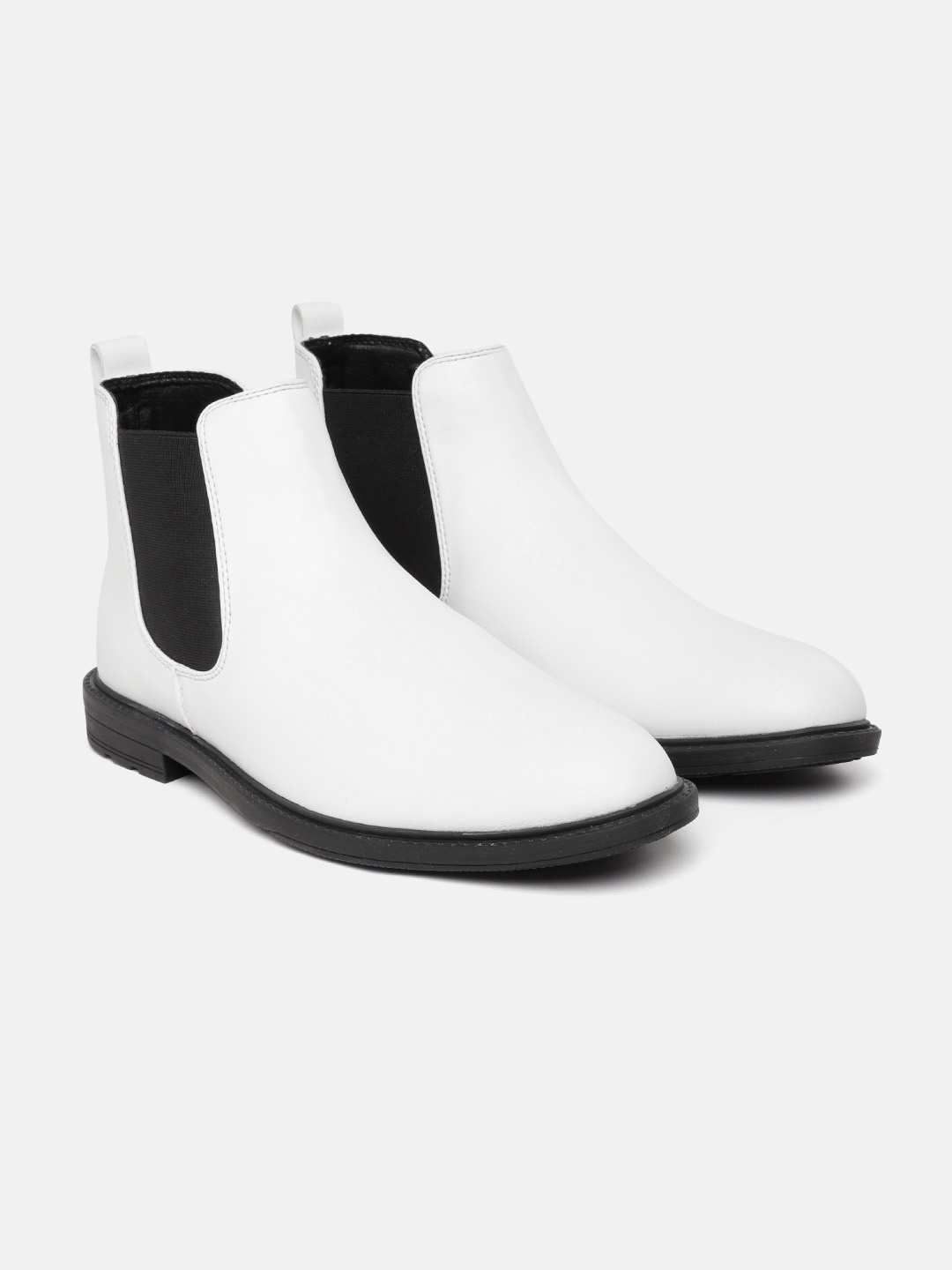 

The Roadster Lifestyle Co. Men Mid-Top Chelsea Boots, White