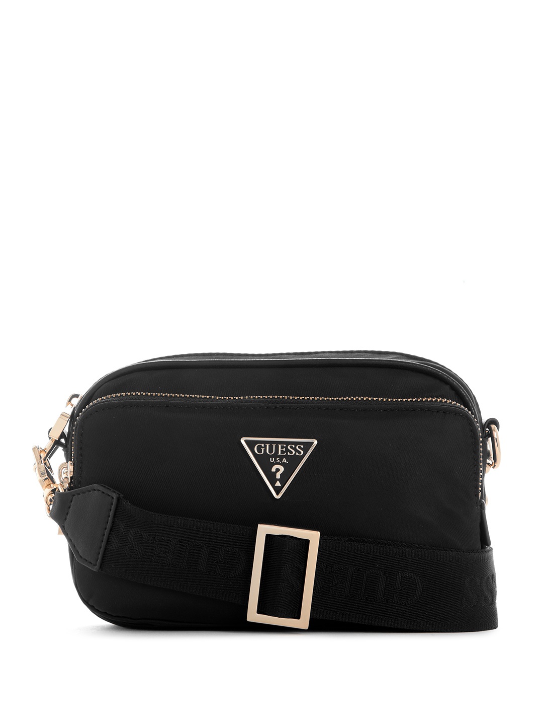 

GUESS Structured Sling Bag, Black