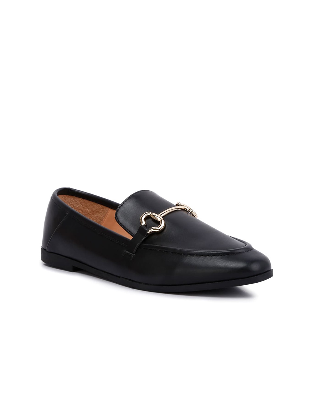 

London Rag Women Round Toe Loafers, Black