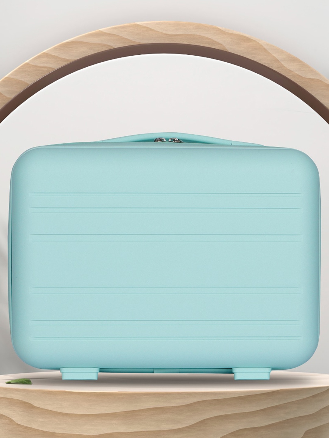

Polo Class Striped Waterproof Vanity Bag, Sea green