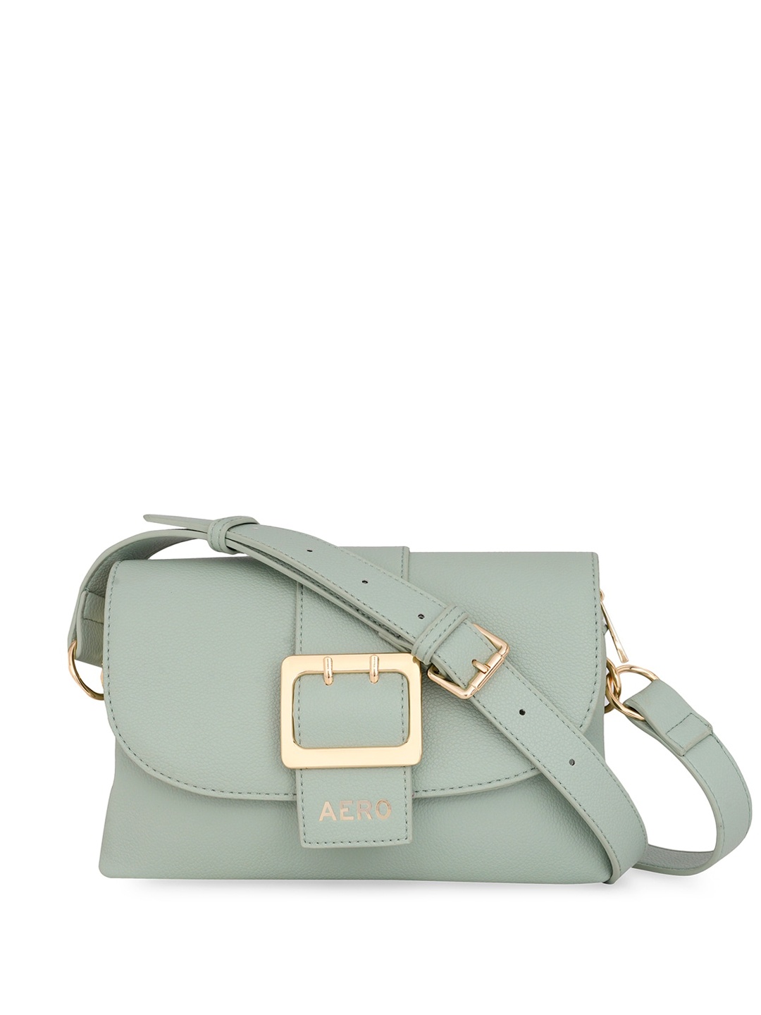

Aeropostale Textured Structured Sling Bag, Green