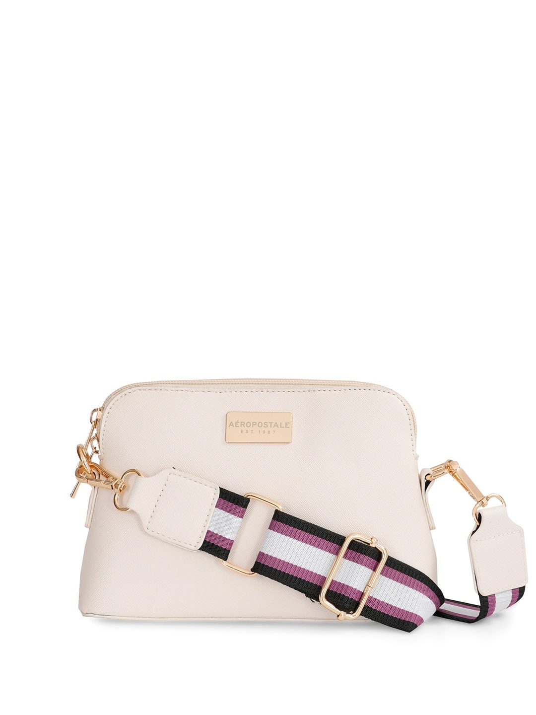 

Aeropostale Cailyn Structured Sling Bag, Off white