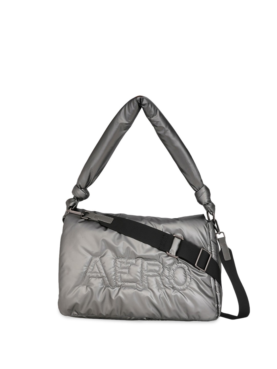 

Aeropostale PU Structured Shoulder Bag, Grey