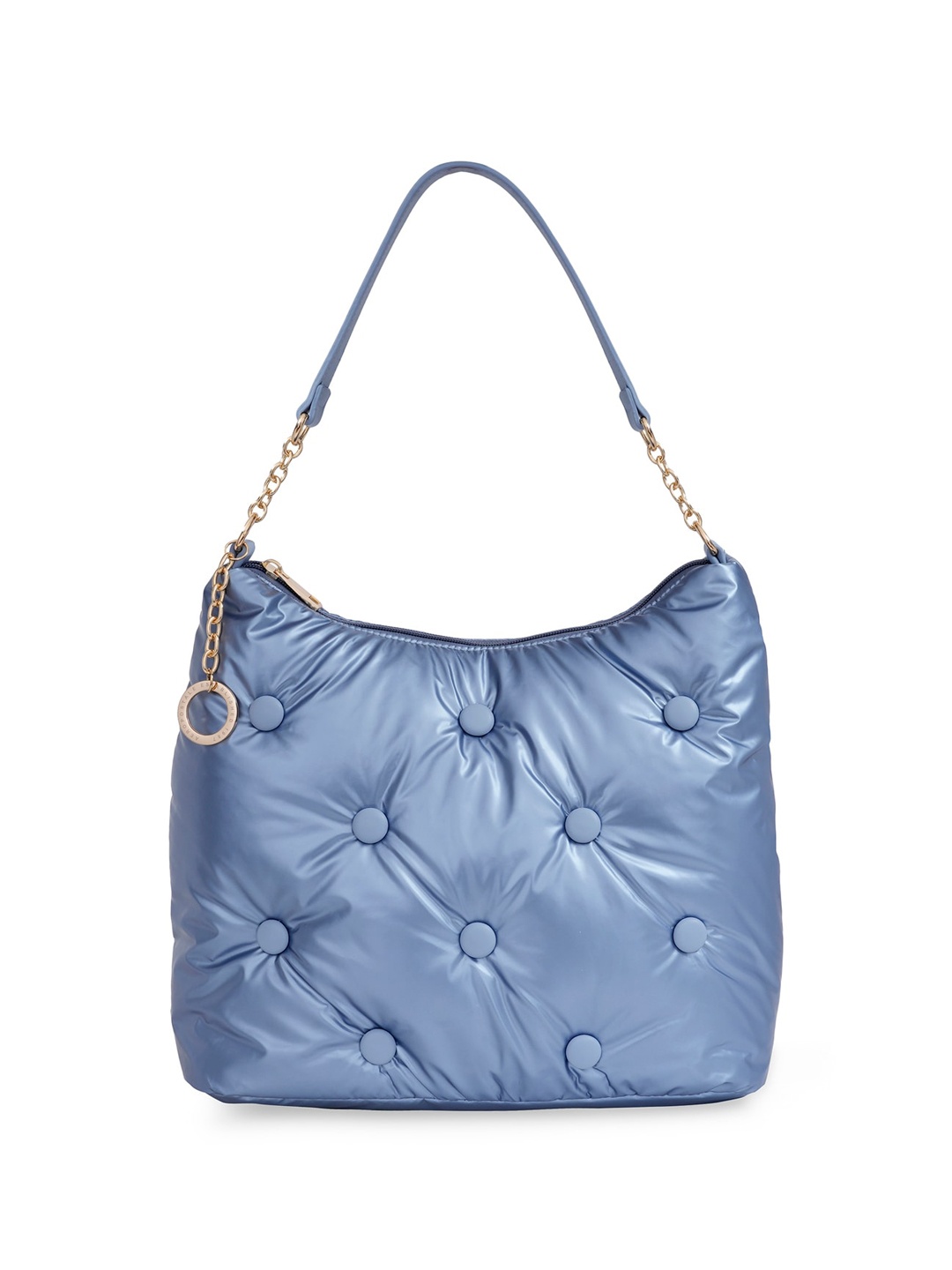 

Aeropostale Phoebe Textured Structured Hobo Bag, Blue