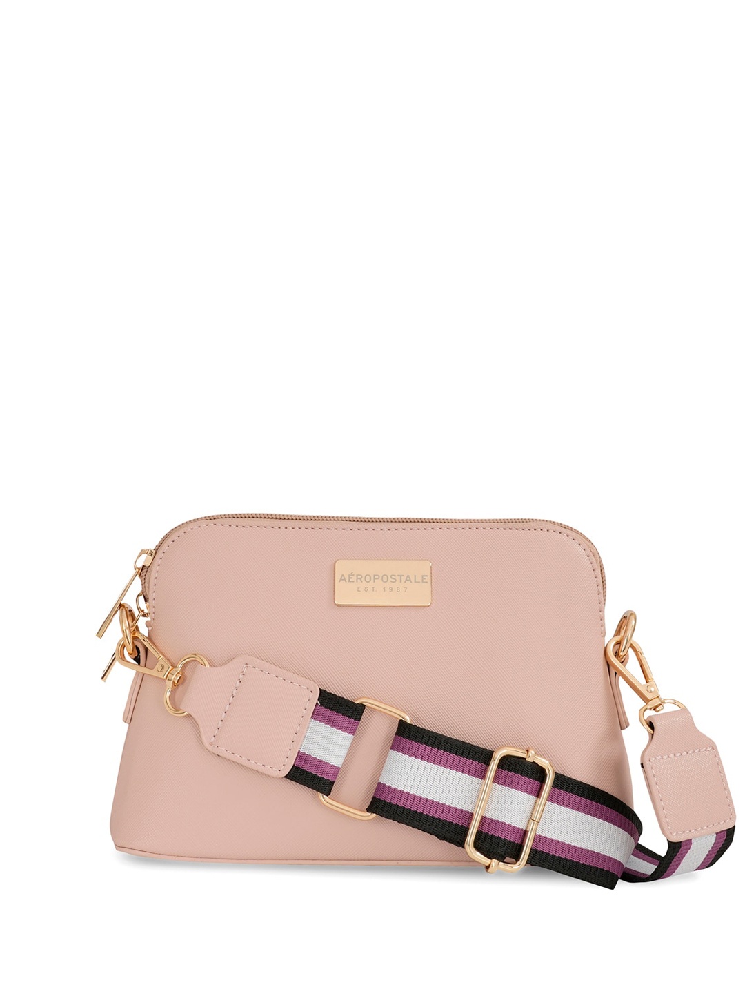 

Aeropostale Structured Sling Bag, Pink