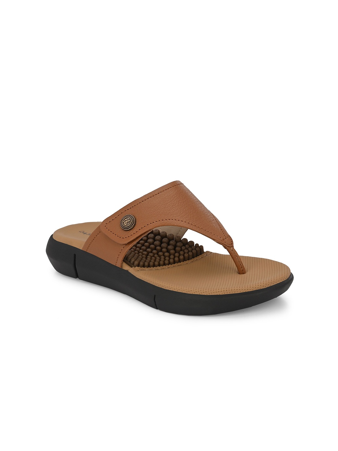 

Egoss Women Thong Flip-Flops, Tan