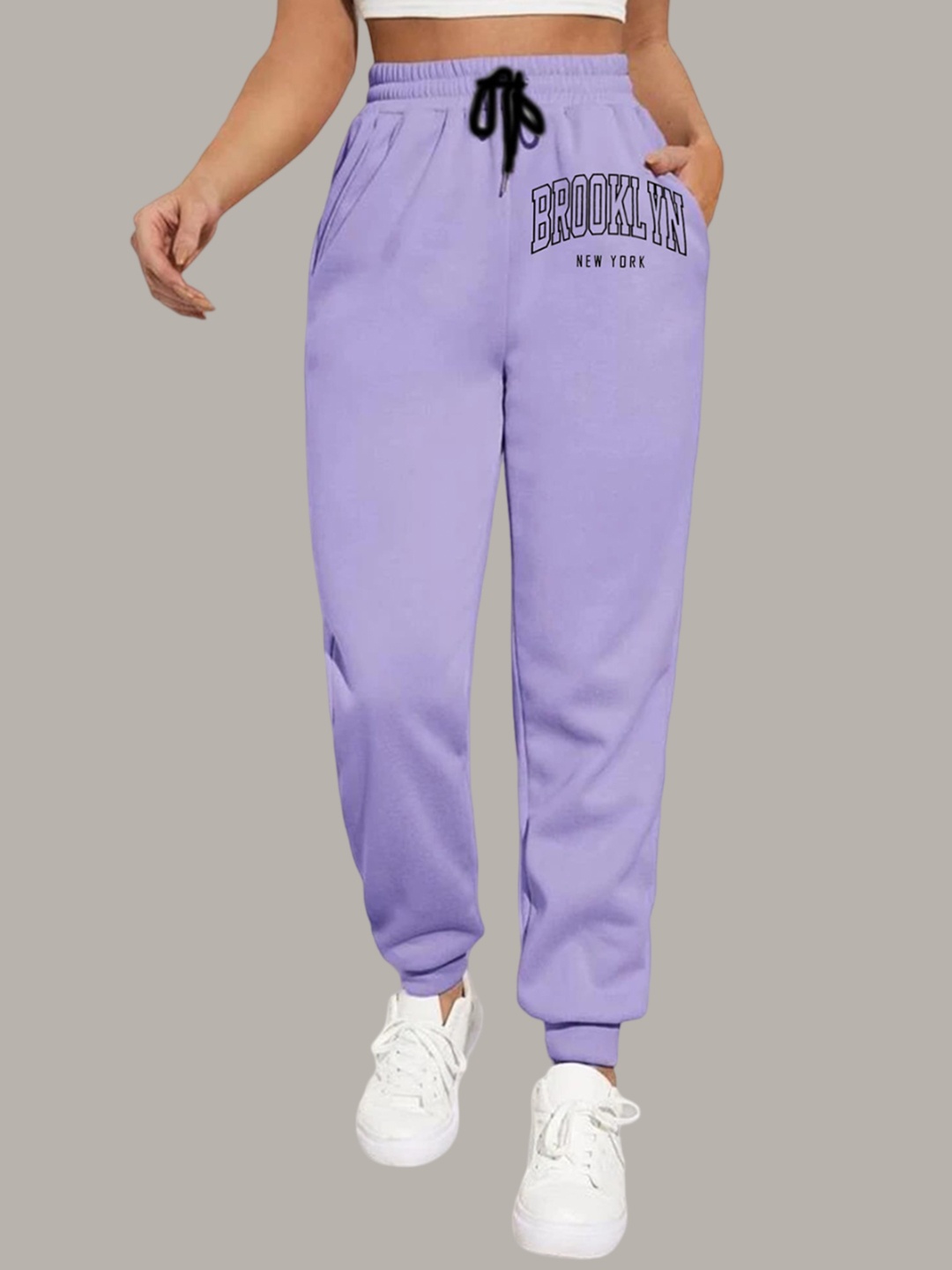 

TABADTOD Women Relaxed Slim Fit Joggers, Lavender