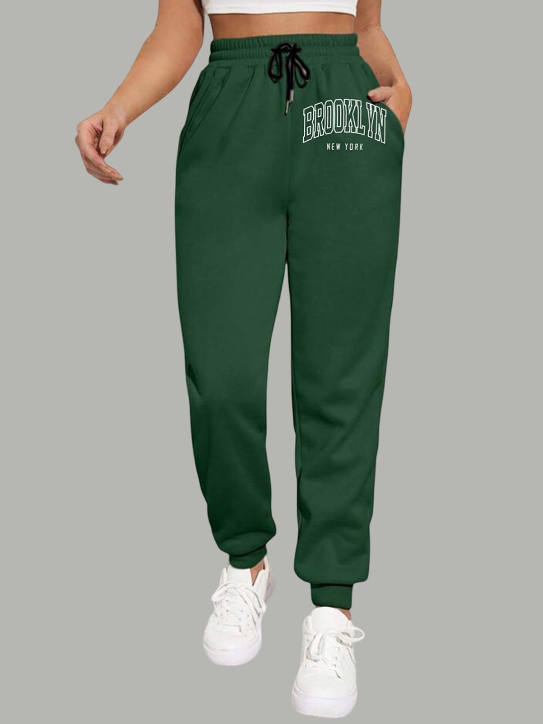 

TABADTOD Women Relaxed Slim Fit Joggers Trouser, Green