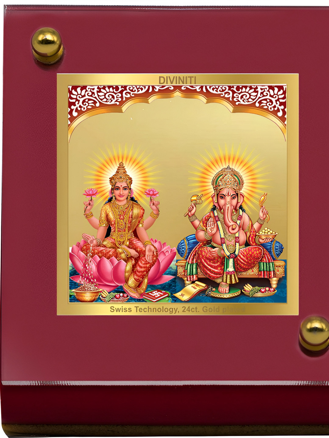 

DIVINITI Red Religious Figurine Showpiece