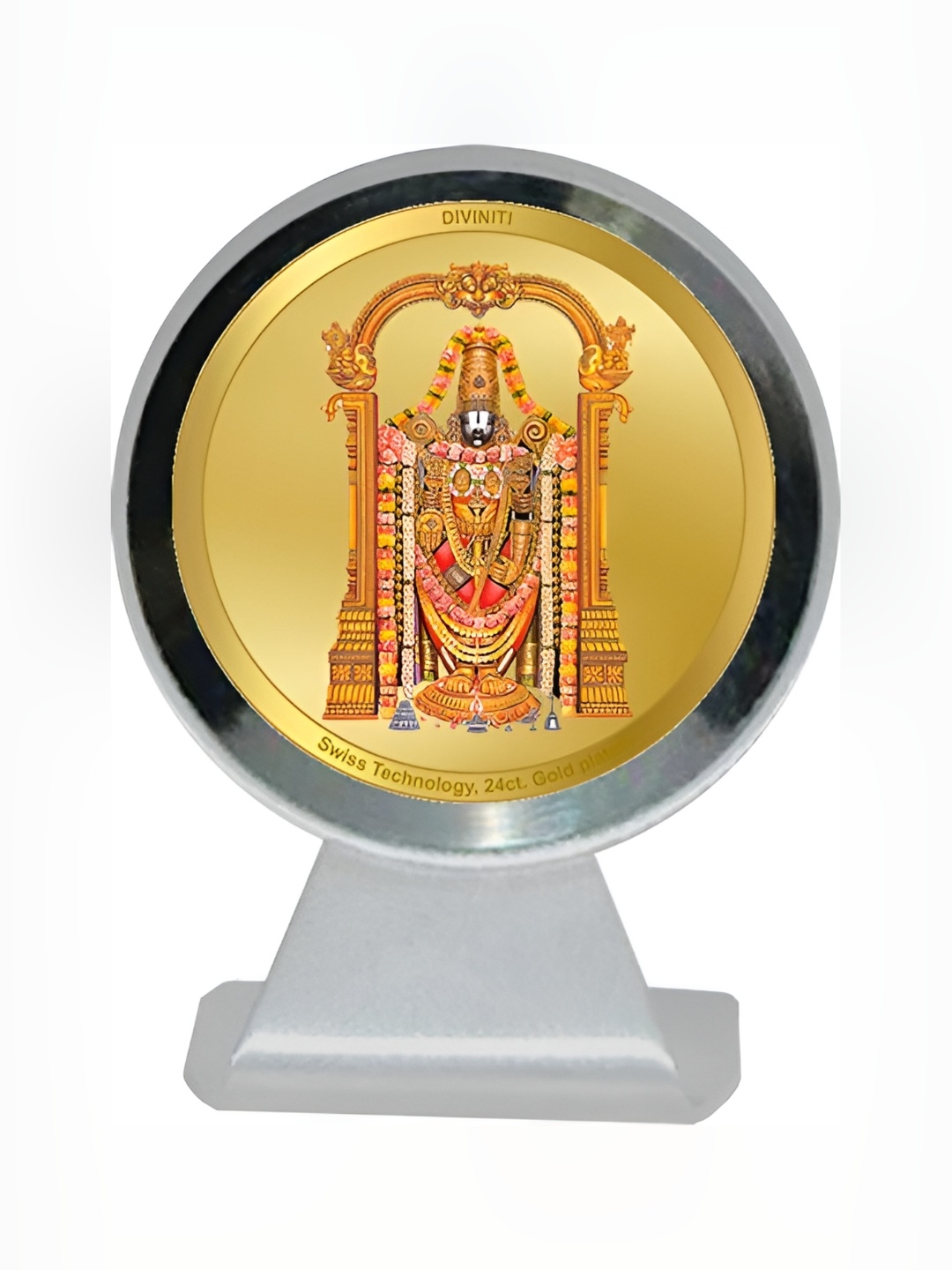 

DIVINITI Silver-Toned Religious Figurine Showpiece