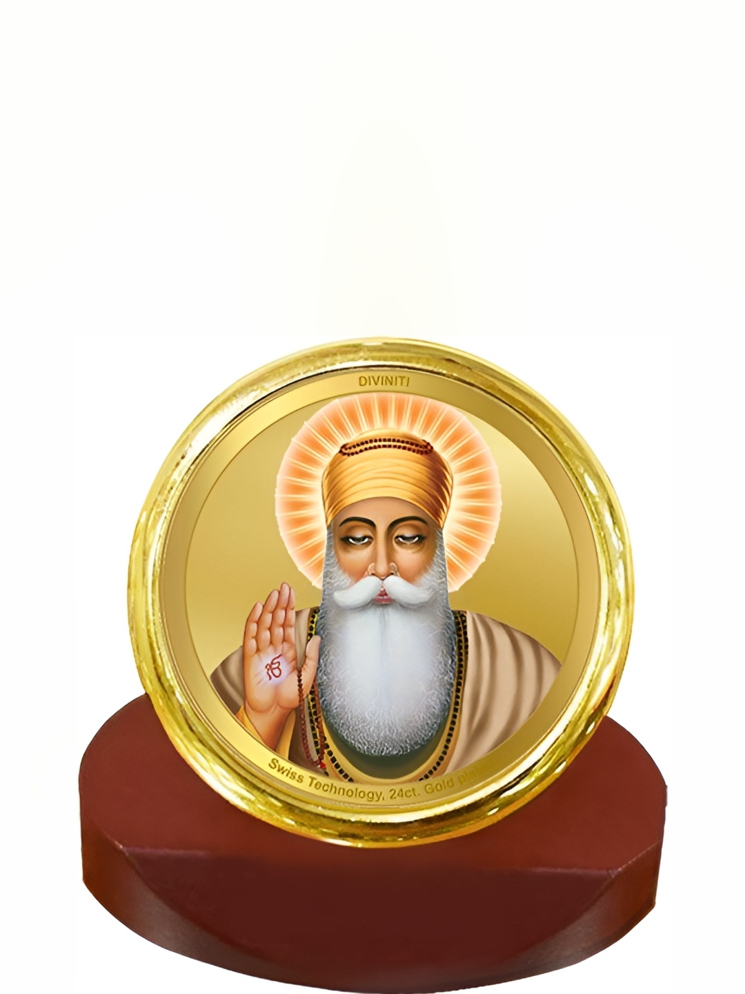 

DIVINITI Gold-Toned and Brown Religious Idol Showpiece