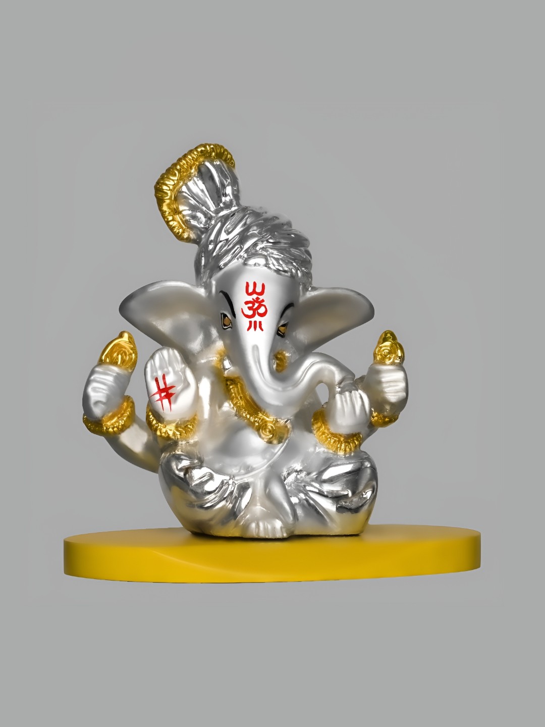 

DIVINITI Silver-Toned Religious Figurine Showpiece