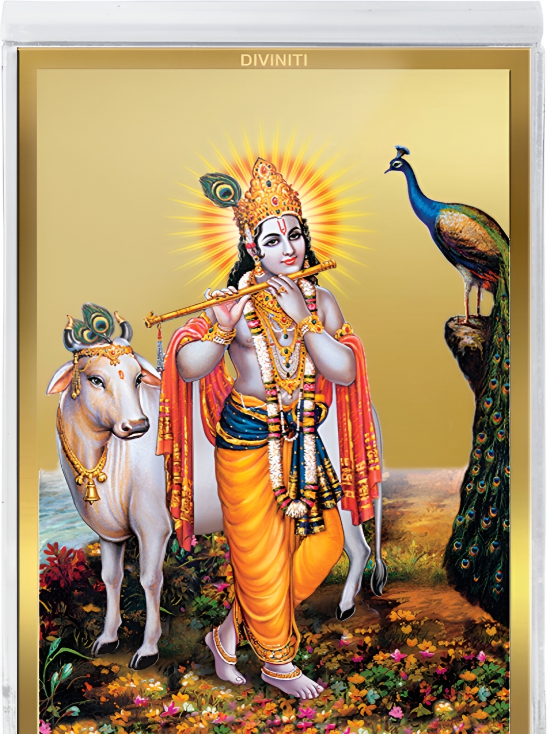 

DIVINITI Orange Religious Figurine Showpiece