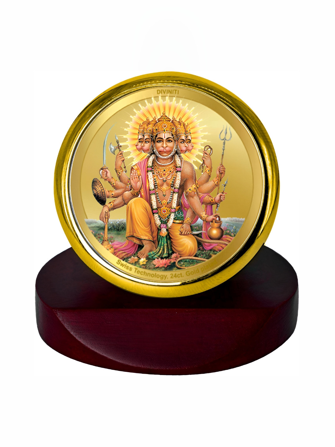 

DIVINITI Brown and GoldToned Religious Idol Showpiece