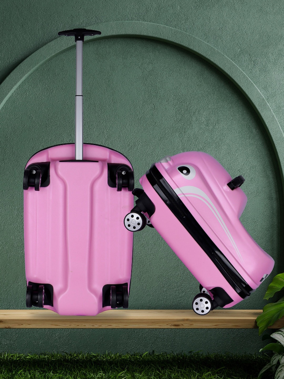 

Polo Class Hard Medium Suitcase Trolley Bag, Pink