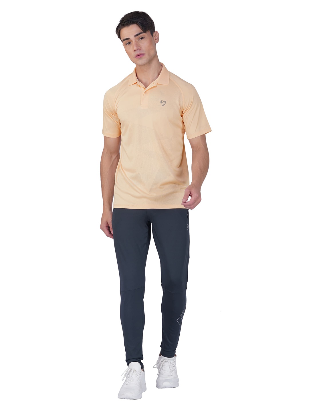 

SG Polo Collar Casual T-shirt, Peach