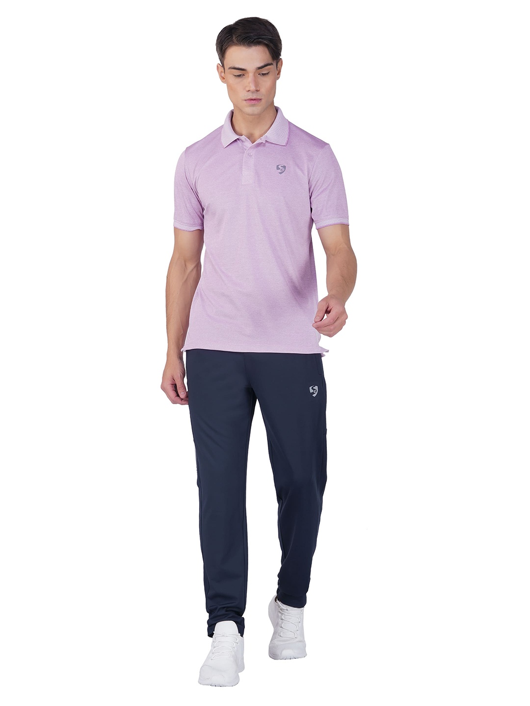 

SG Polo Collar Regular Fit T-shirt, Pink