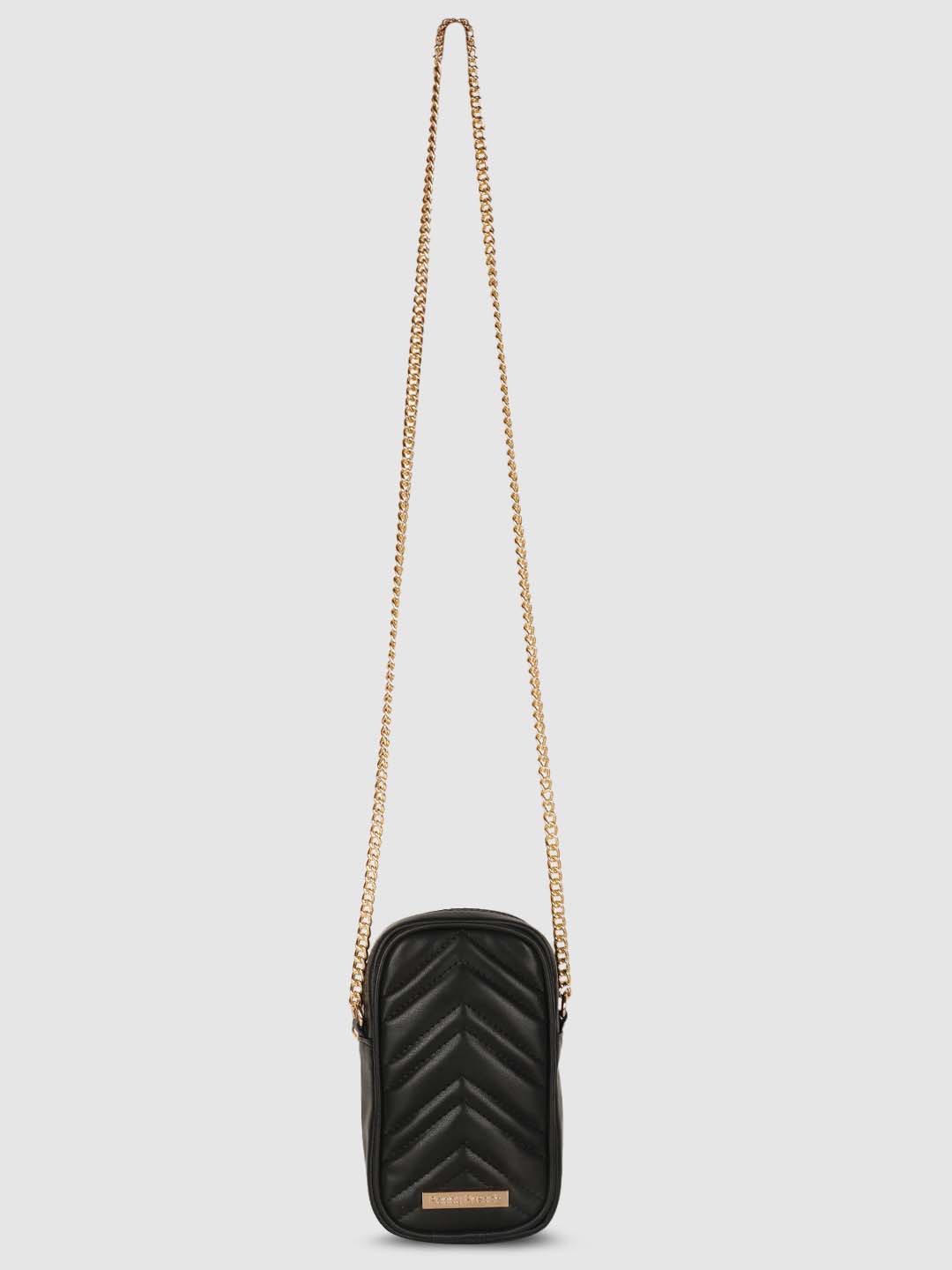 

Poppy Preach Structured Sling Bag, Black