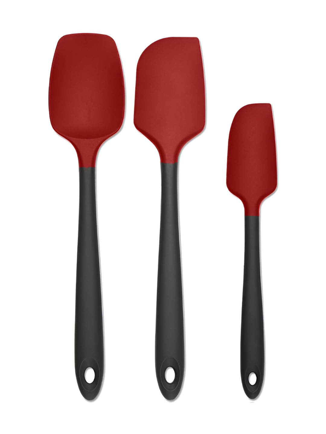 

P-Plus International Red & Black 3Pcs Nonstick Spatula Set