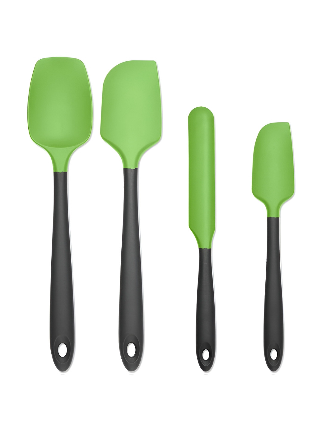 

P-Plus International Green & Black 4 Pieces Non-Stick Spatulas