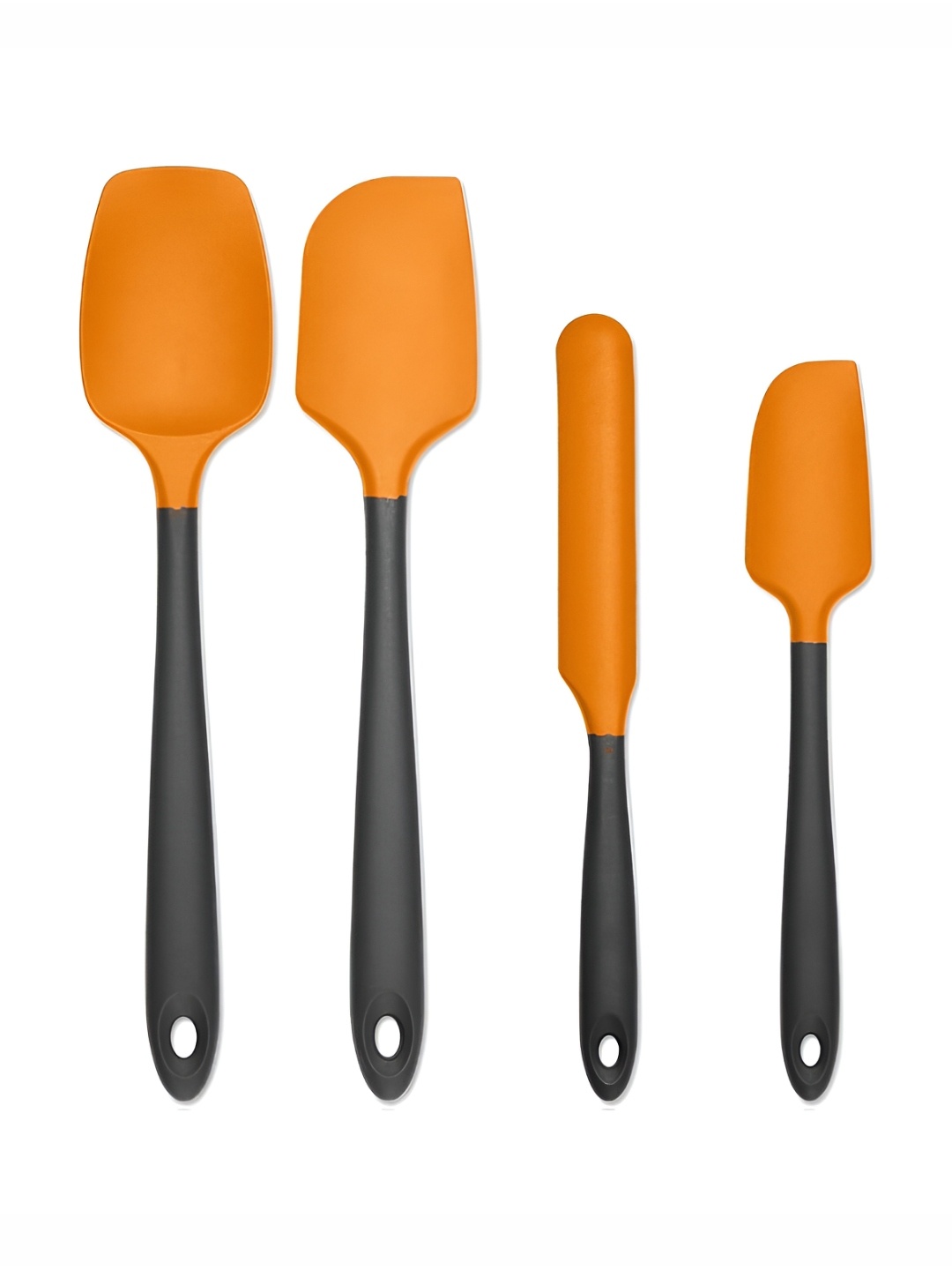 

P-Plus International Orange & Black 4 Pieces Spatulas Set