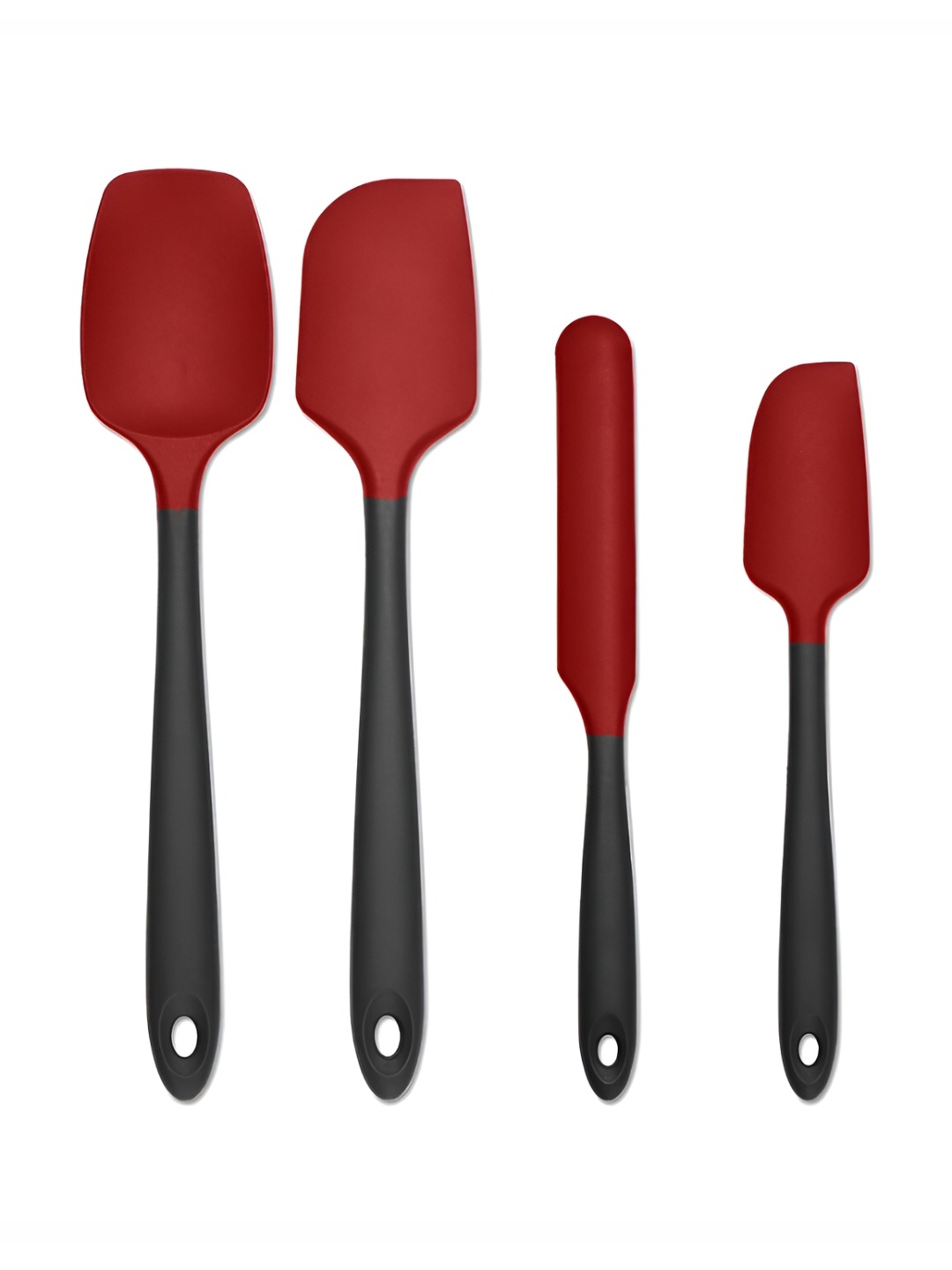

P-Plus International Red 4 Pieces Silicone Non-Sticks Spatula