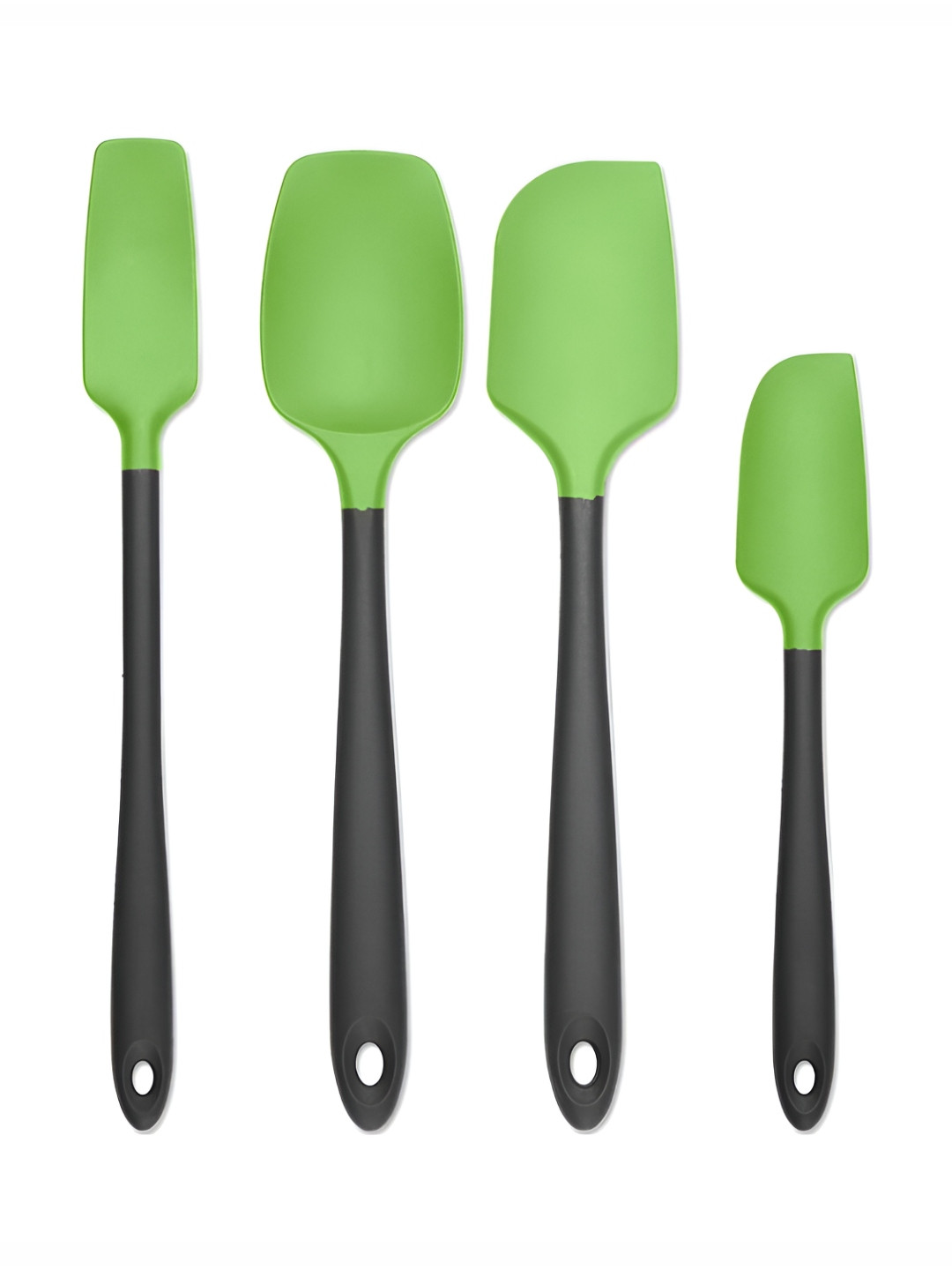 

P-Plus International Green & Black 4 Pieces Non-Stick Spatulas