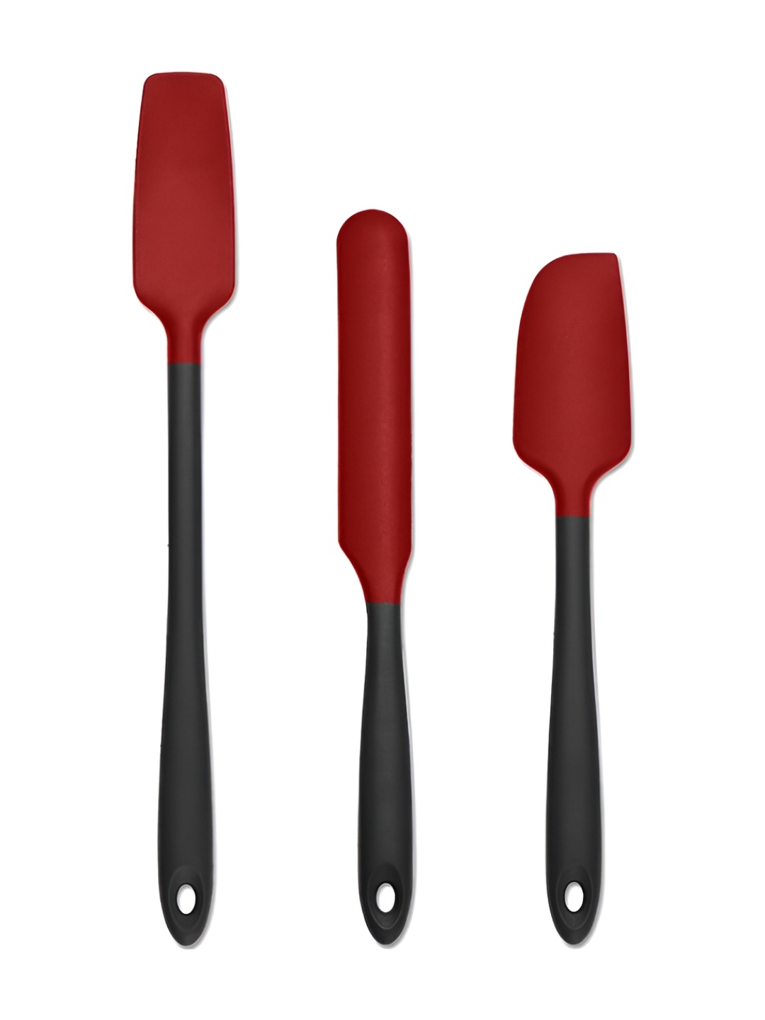 

P-Plus International Red 3 Pieces Silicone Spatula Set