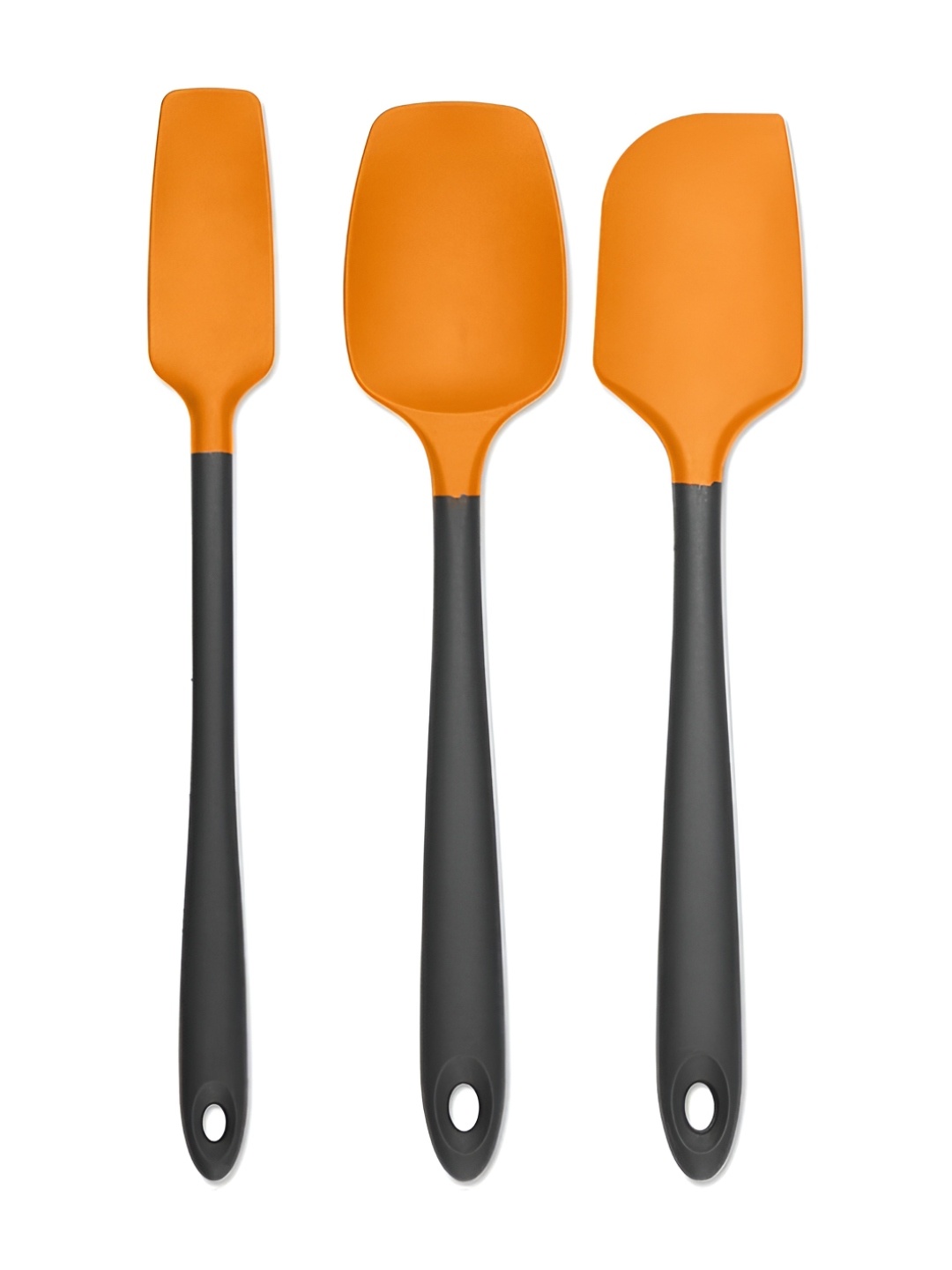 

P-Plus International Orange & Black 3 Pieces Kitchen Spatulas